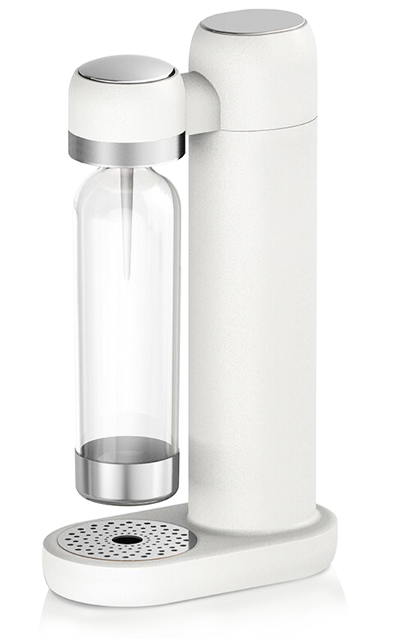 KT-168 白色苏打气泡水机配有PET水瓶气瓶